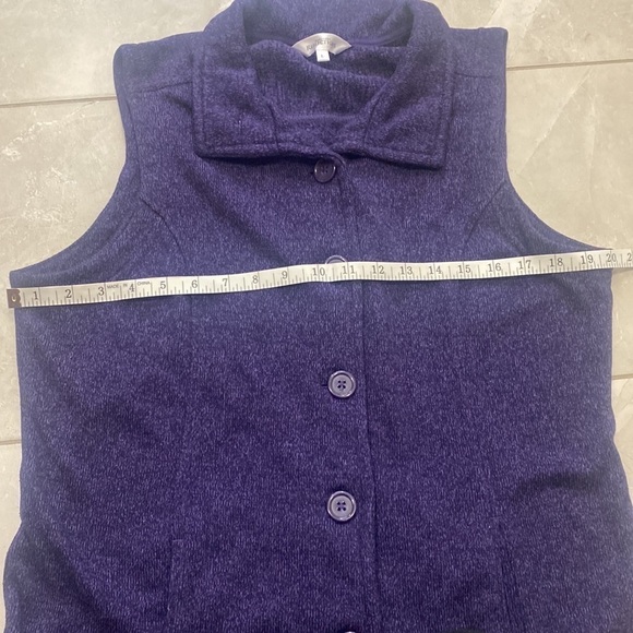 EUC Northern Reflections Plum Sweater Vest - Picture 7 of 14